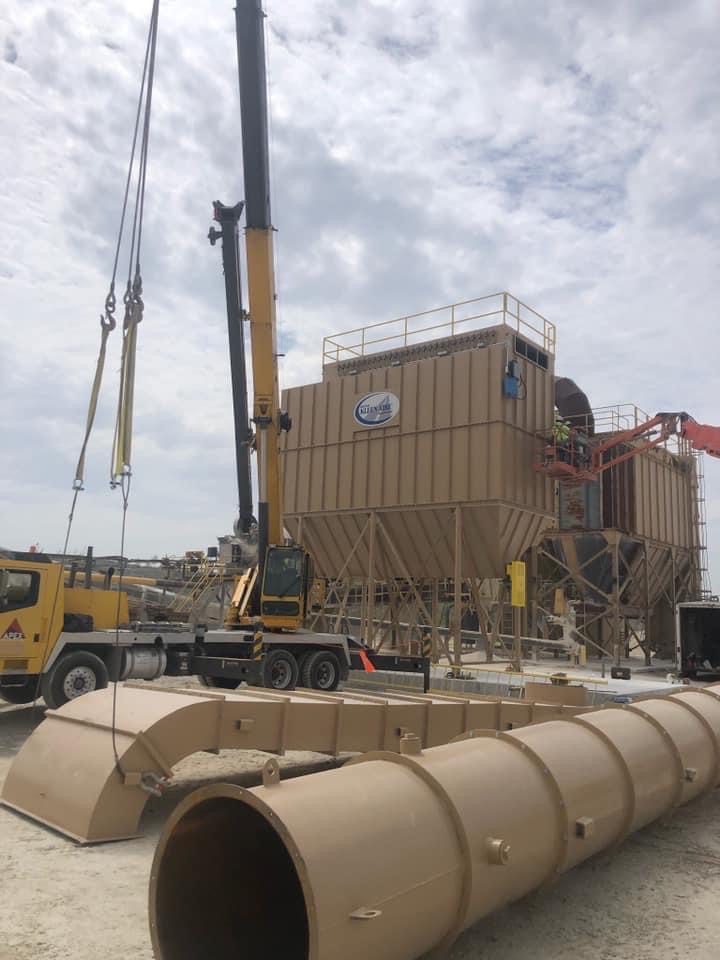 Baghouse and primary dust collection